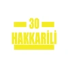 30 Hakkarili Araba Sticker 17x17 Cm Sarı