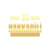 30 Hakkarili Araba Sticker 17x17 Cm Gold