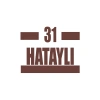 31 Hataylı Araba Sticker 17x17 Cm Kahverengi