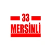 33 Mersinli Araba Sticker 17x17 Cm Kırmızı