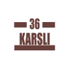 36 Karslı Araba Sticker 17x17 Cm Kahverengi
