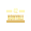42 Konyalı Araba Sticker 17x17 Cm Gold