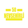 50 Nevşehirli Araba Sticker 17x17 Cm Sarı