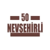 50 Nevşehirli Araba Sticker 17x17 Cm Kahverengi