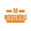 50 Nevşehirli Araba Sticker 17x17 Cm Turuncu