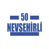 50 Nevşehirli Araba Sticker 17x17 Cm Mavi