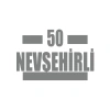 50 Nevşehirli Araba Sticker 17x17 Cm Gri