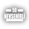 50 Nevşehirli Araba Sticker 17x17 Cm Beyaz