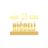 51 Niğdeli Araba Sticker 17x17 Cm Gold