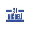 51 Niğdeli Araba Sticker 17x17 Cm Mavi
