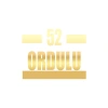 52 Ordulu Araba Sticker 17x17 Cm Gold