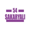 54 Sakaryalı Araba Sticker 17x17 Cm Mor