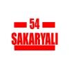 54 Sakaryalı Araba Sticker 17x17 Cm Kırmızı