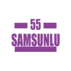 55 Samsunlu Araba Sticker 17x17 Cm Mor