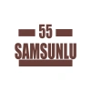 55 Samsunlu Araba Sticker 17x17 Cm Kahverengi