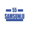 55 Samsunlu Araba Sticker 17x17 Cm Mavi