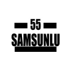 55 Samsunlu Araba Sticker 17x17 Cm Siyah