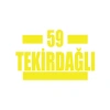 59 Tekirdağlı Araba Sticker 17x17 Cm Sarı