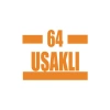 64 Uşaklı Araba Sticker 17x17 Cm Turuncu