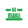 64 Uşaklı Araba Sticker 17x17 Cm Yeşil