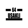 64 Uşaklı Araba Sticker 17x17 Cm Siyah