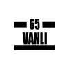 65 Vanlı Araba Sticker 17x17 Cm Siyah