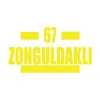 67 Zonguldaklı Araba Sticker 17x17 Cm Sarı