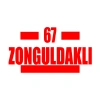67 Zonguldaklı Araba Sticker 17x17 Cm Kırmızı