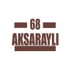 68 Aksaraylı Araba Sticker 17x17 Cm Kahverengi