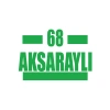 68 Aksaraylı Araba Sticker 17x17 Cm Yeşil