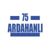 75 Ardahanlı Araba Sticker 17x17 Cm Mavi