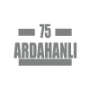 75 Ardahanlı Araba Sticker 17x17 Cm Gri