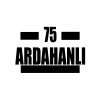 75 Ardahanlı Araba Sticker 17x17 Cm Siyah