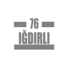76 Iğdırlı Araba Sticker 17x17 Cm Gri