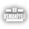 80 Osmaniyeli Araba Sticker 17x17 Cm Beyaz