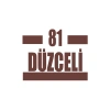 81 Düzceli Araba Sticker 17x17 Cm Kahverengi