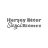Her Şey Biter Sinyal Bitmez Araba Sticker 17x17 Cm Gri