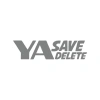 Ya Save Ya Delete Araba Sticker 17x17 Cm Gri