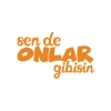 Sen de Onlar Gibisin Araba Sticker 17x17 Cm Turuncu