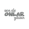 Sen de Onlar Gibisin Araba Sticker 17x17 Cm Gri