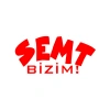 Semt Bizim Araba Sticker 17x17 Cm Kırmızı