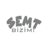 Semt Bizim Araba Sticker 17x17 Cm Gri