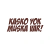 Kasko Yok Muska Var Araba Sticker 17x17 Cm Kahverengi