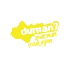 Duman Sever Misin Çocuk Adam Araba Sticker 17x17 Cm Sarı