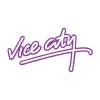 Vice City Araba Sticker 17x17 Cm Mor
