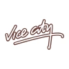Vice City Araba Sticker 17x17 Cm Kahverengi