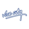 Vice City Araba Sticker 17x17 Cm Mavi