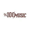 %100 Music Araba Sticker 17x17 Cm Kahverengi