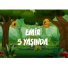 Orman Temalı Doğum Günü Afişi - 100x150 Cm