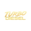 Turbo Diesel Araba Sticker 17x17 Cm Gold